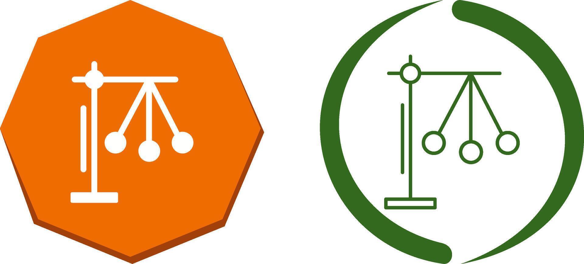 Pendulum Icon Design vector