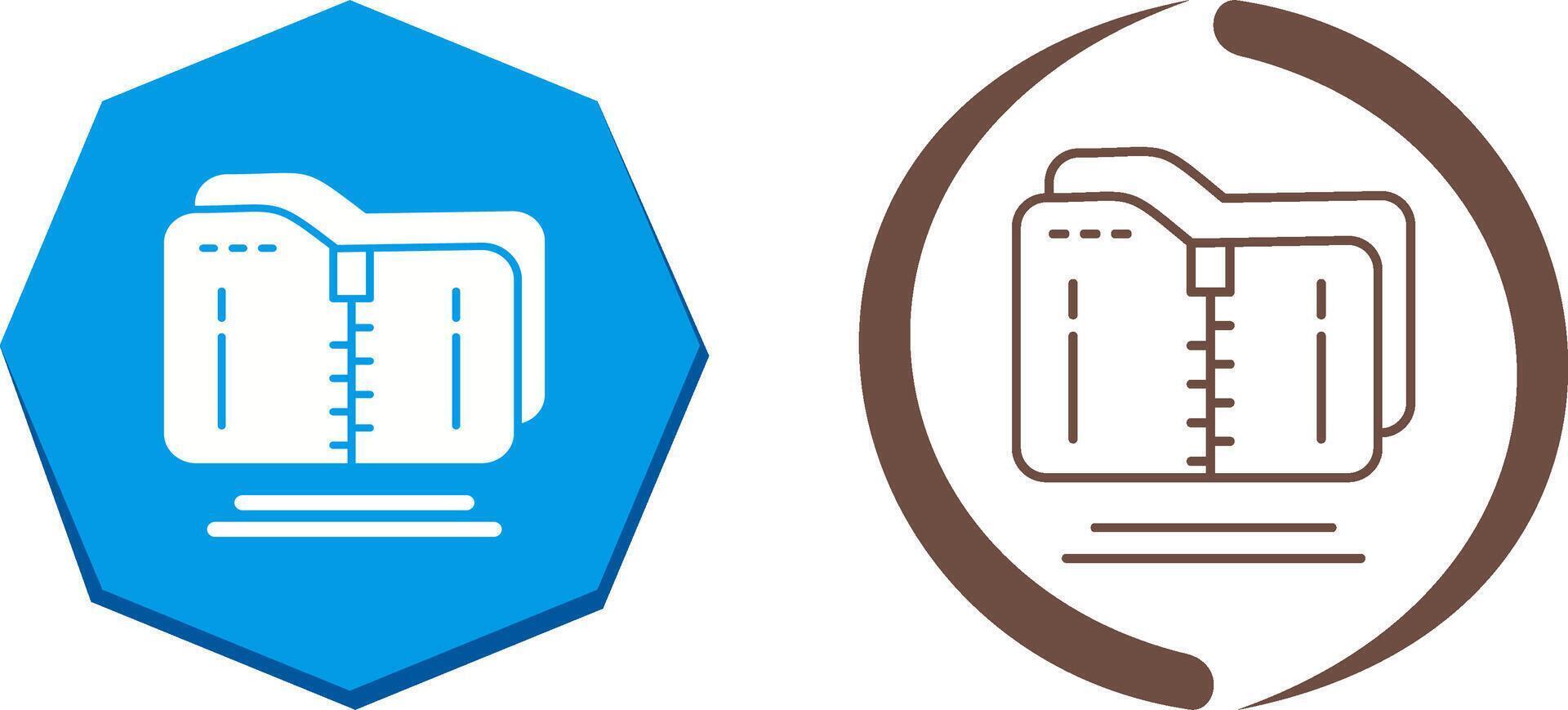 Compressed Icon Design vector