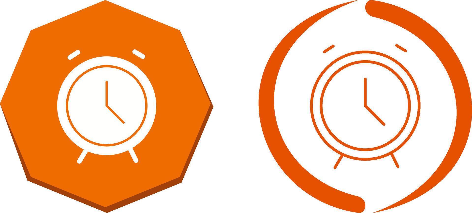 Alarm Clock Icon Design vector