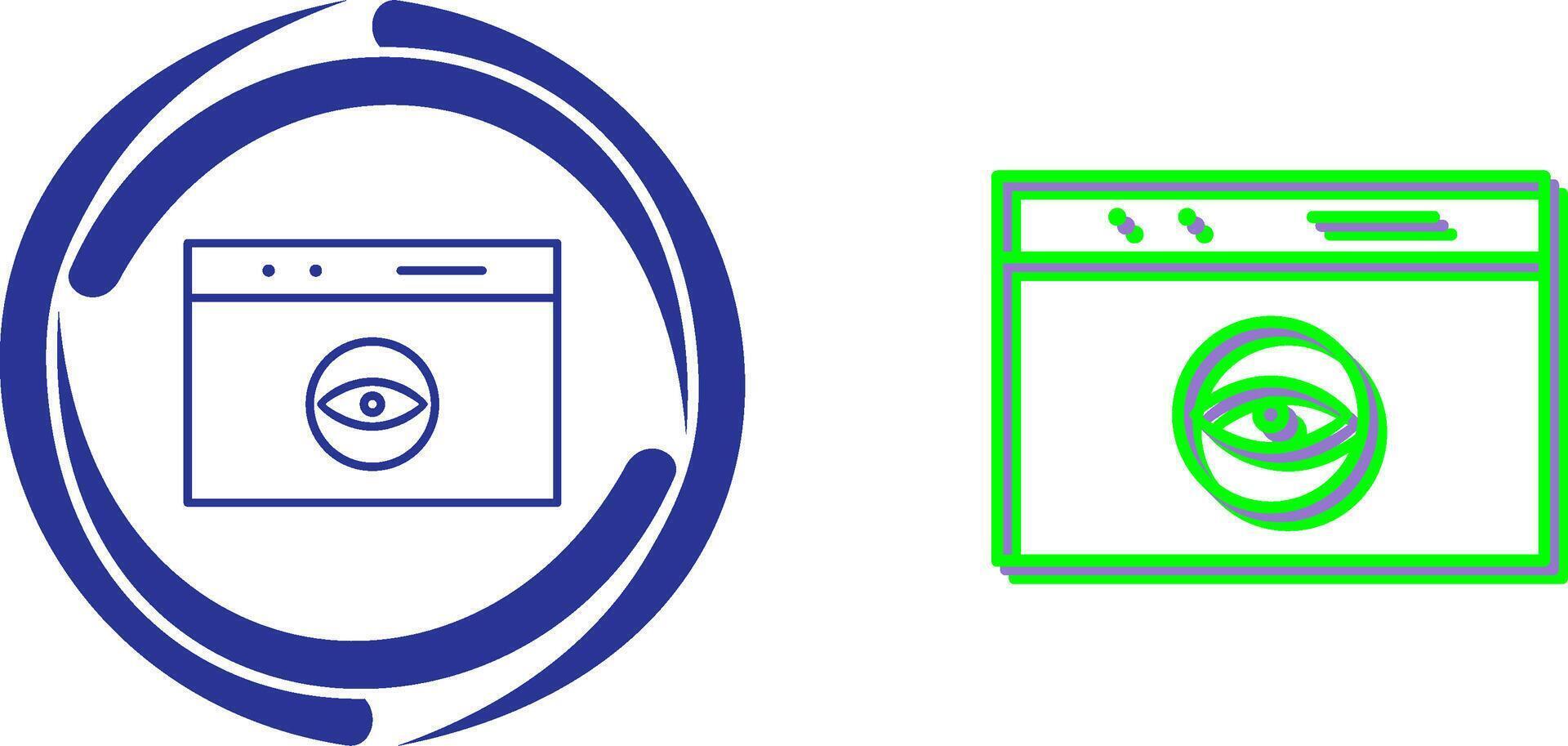 Unique Link Optimization Icon Design vector