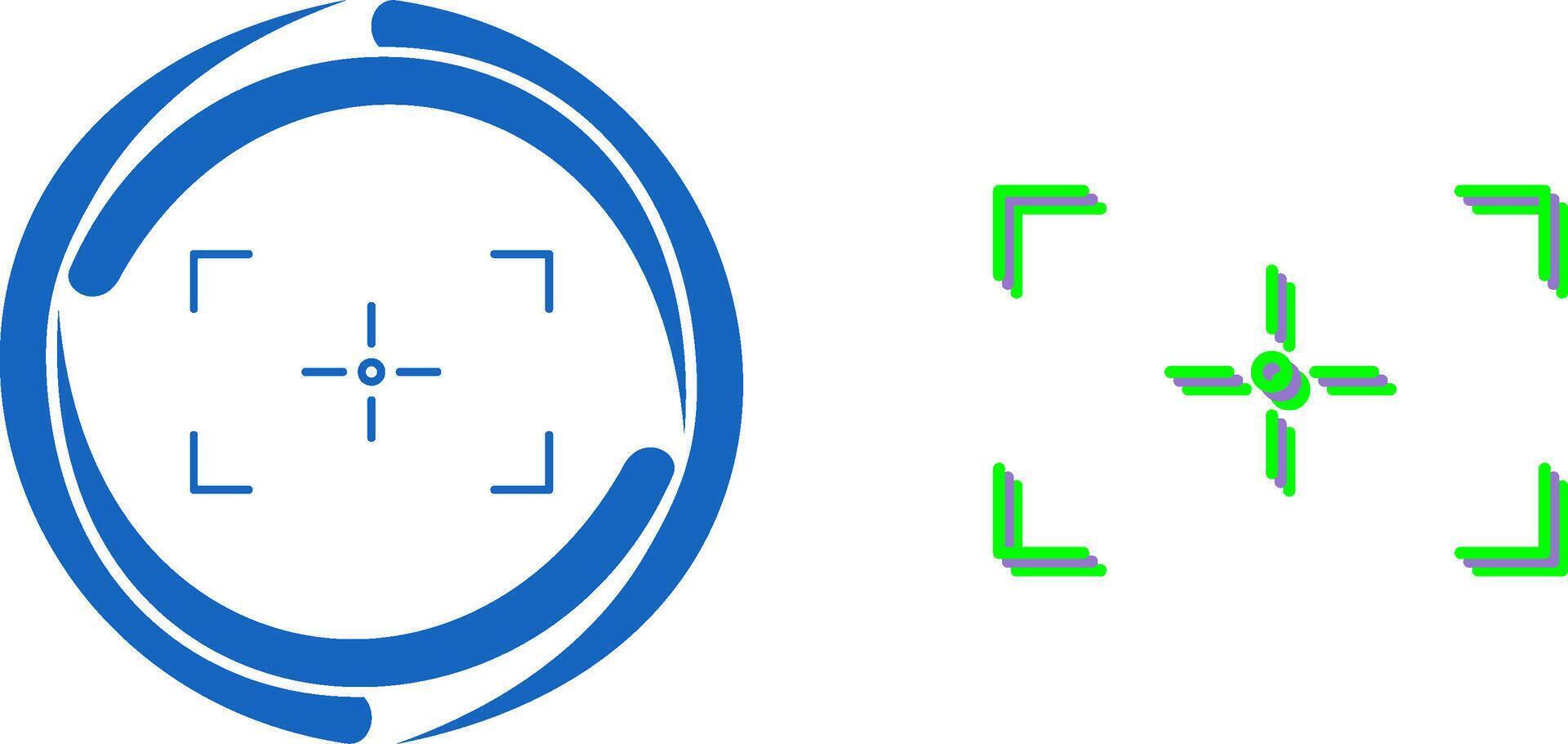 Unique Focus Icon Design vector