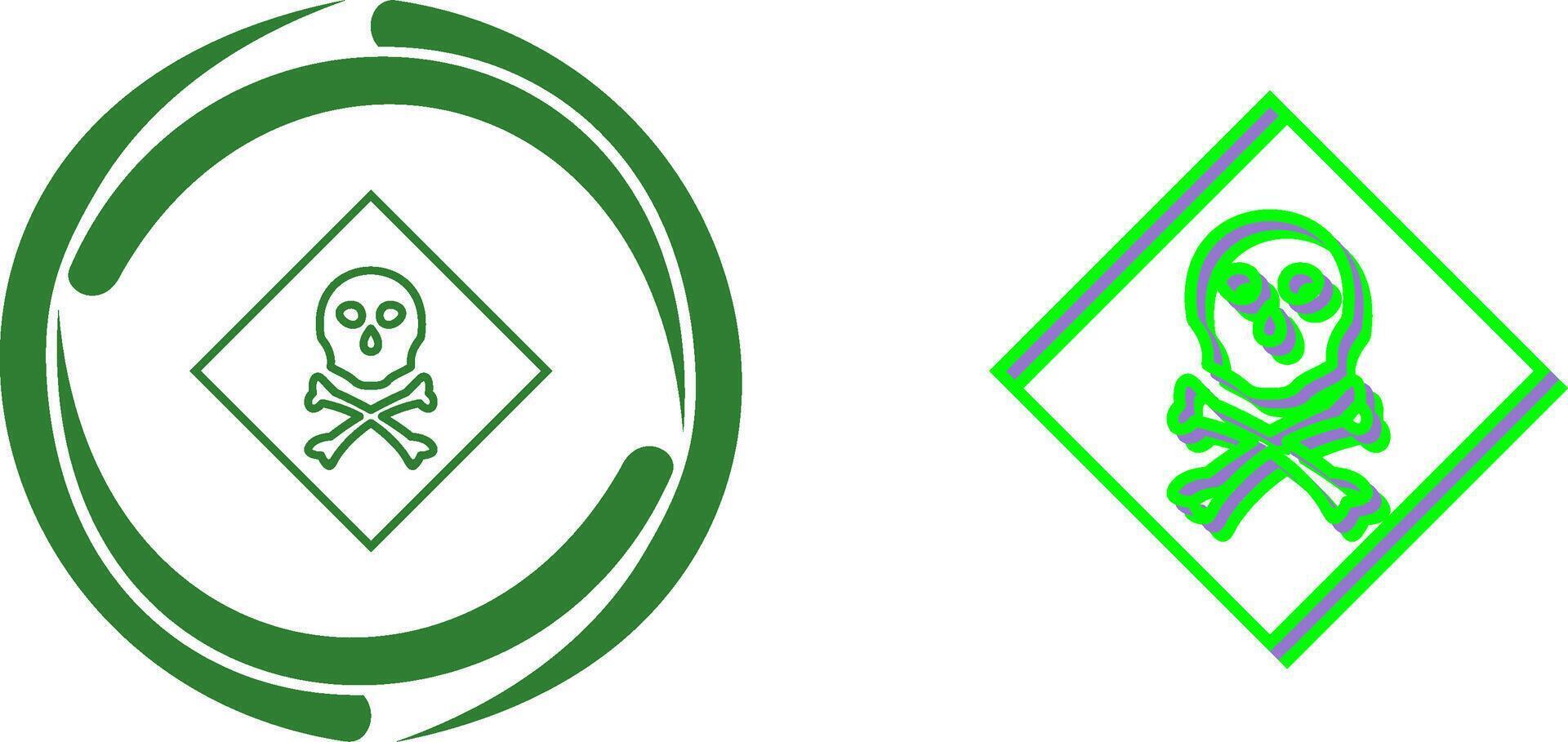 Poisonous Gas Icon Design vector