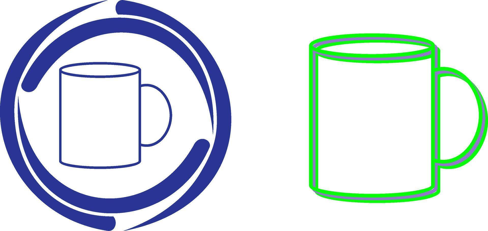 Coffee Mug Icon Design vector
