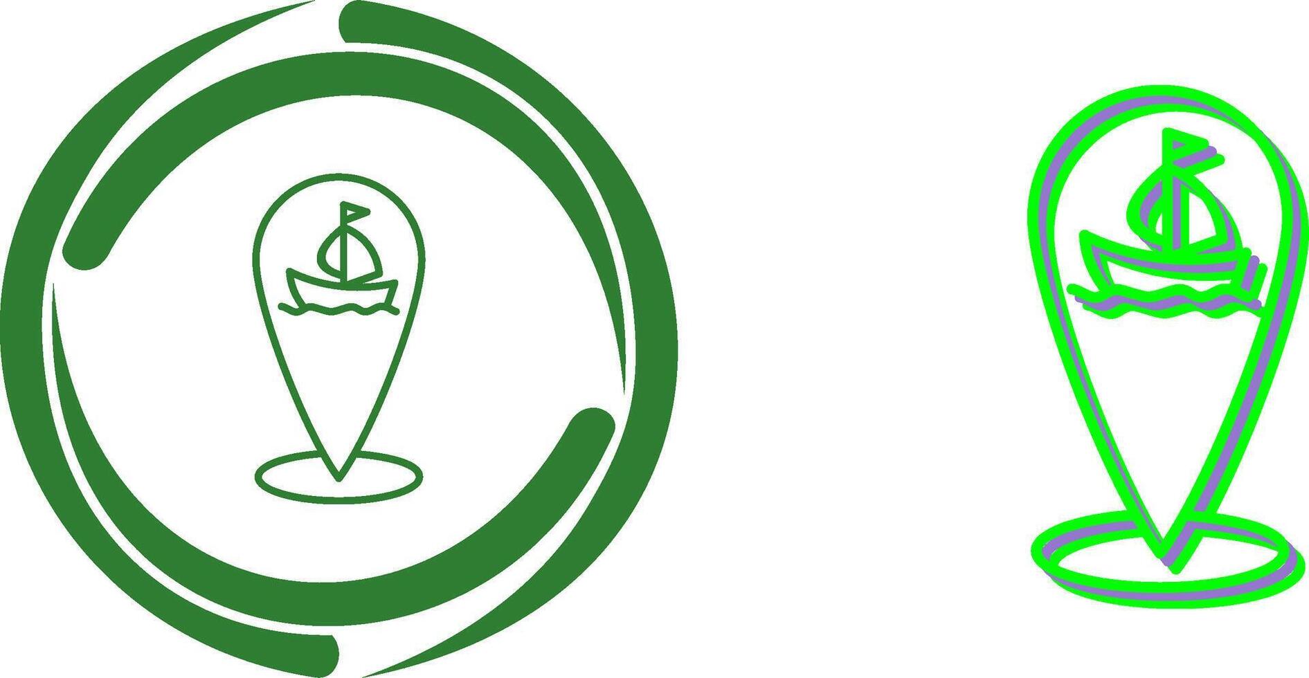Shipping Location Icon Design vector