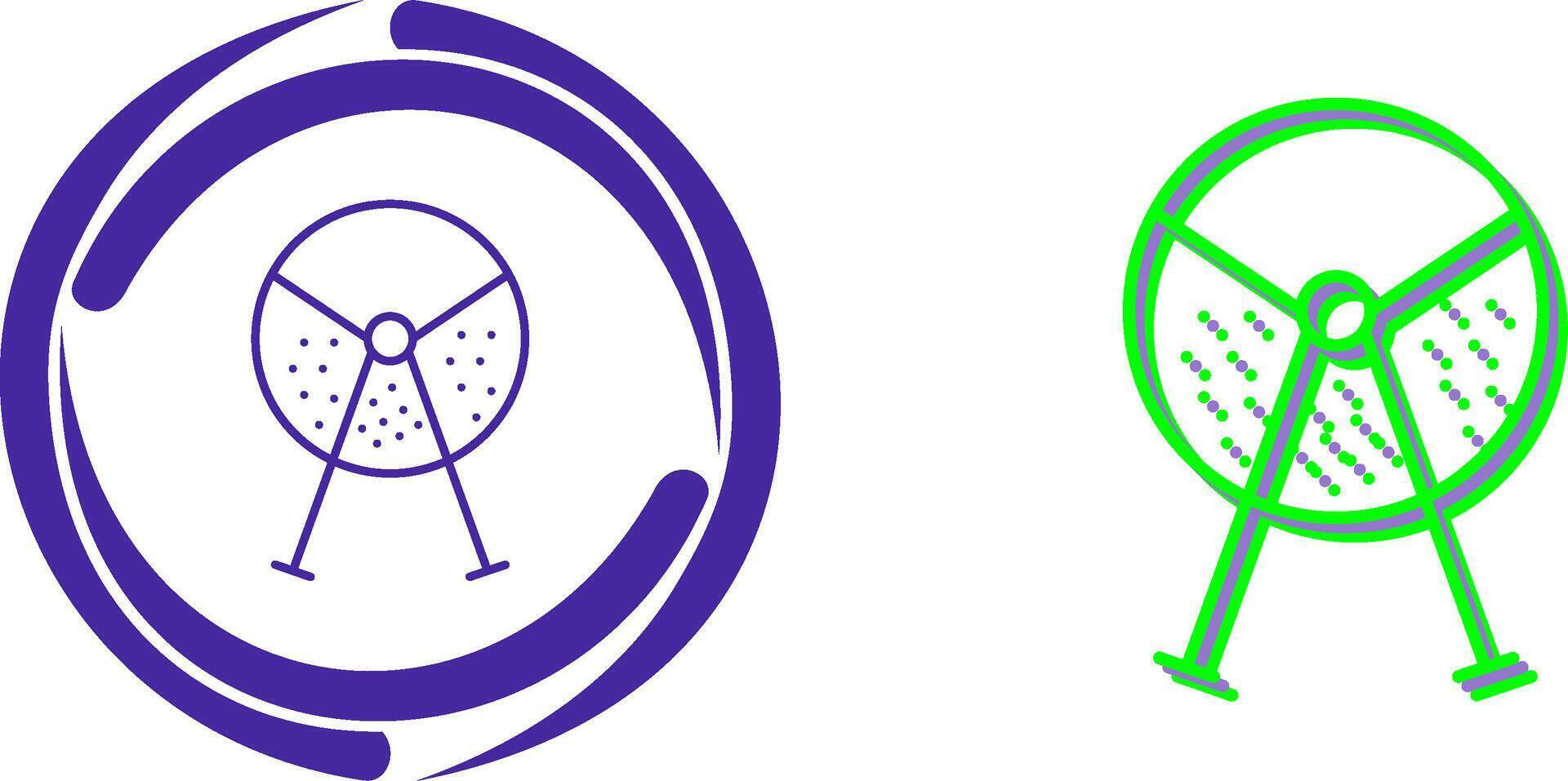 Lottery Machine Icon Design vector
