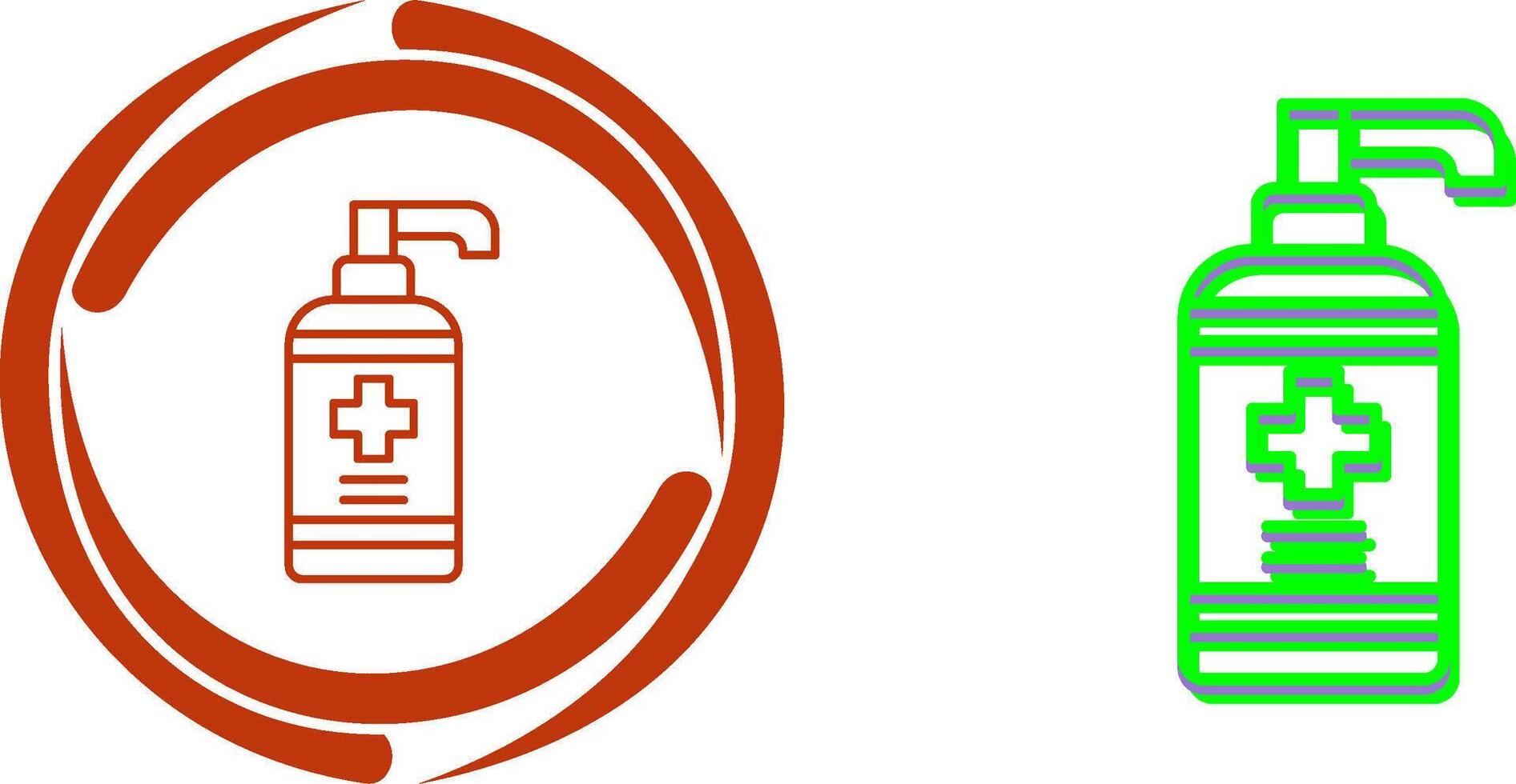 Antiseptic Icon Design vector