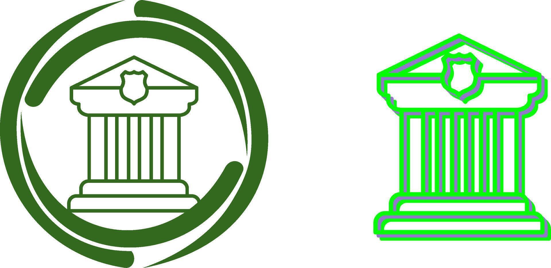 Courthouse Icon Design vector