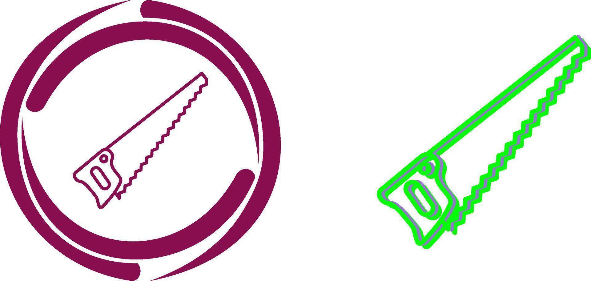 Saw Icon Design vector