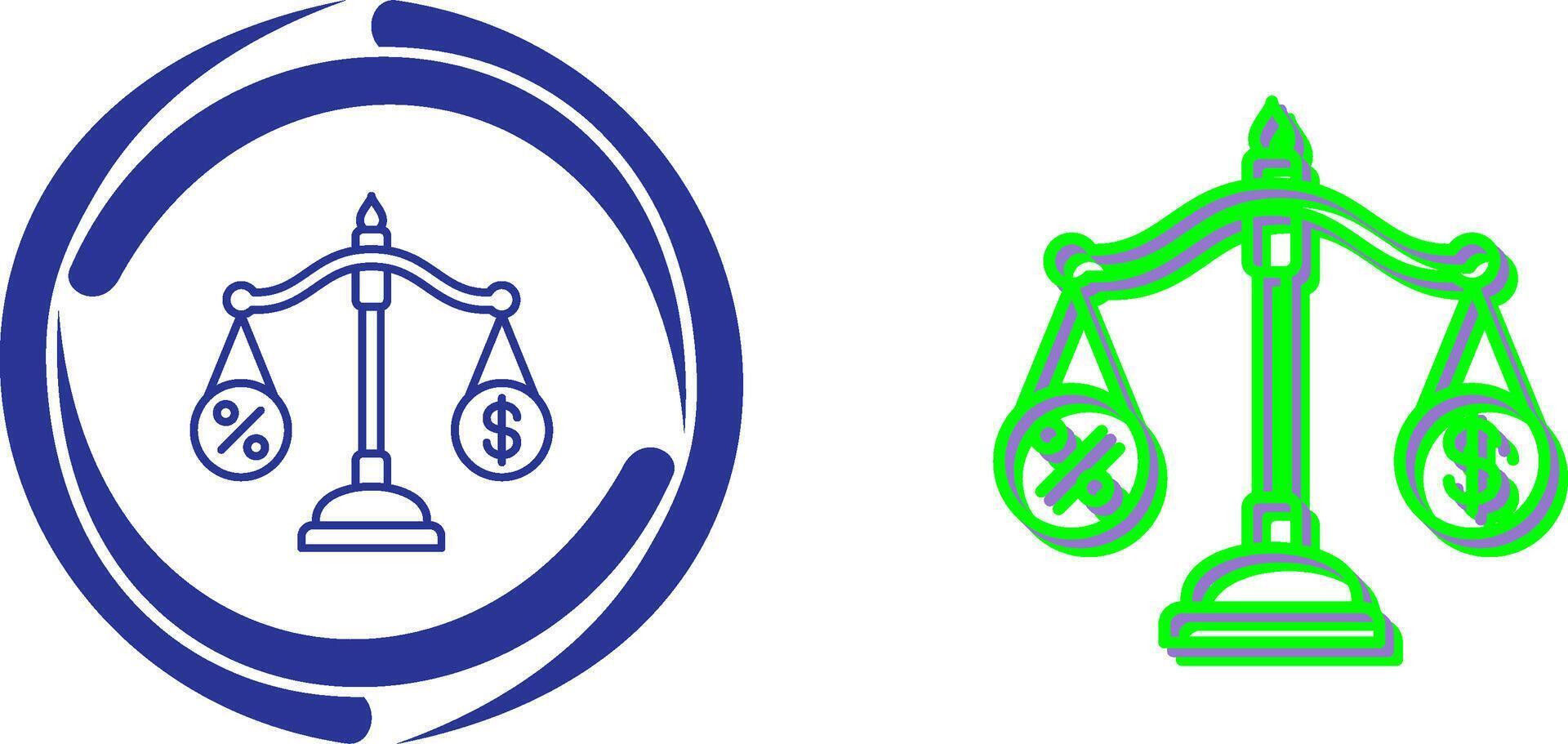 Scale Icon Design vector