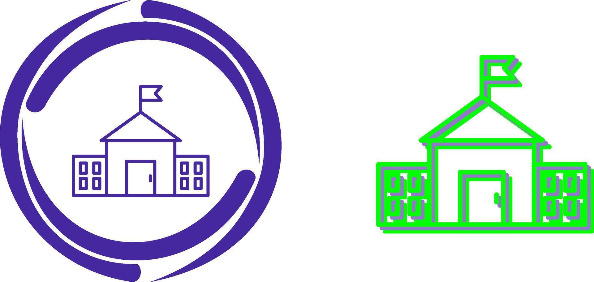 Presidential Building Icon Design vector