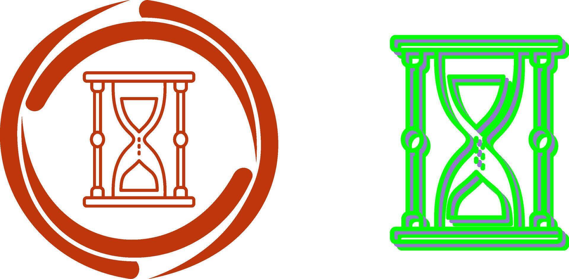 Hourglass Icon Design vector
