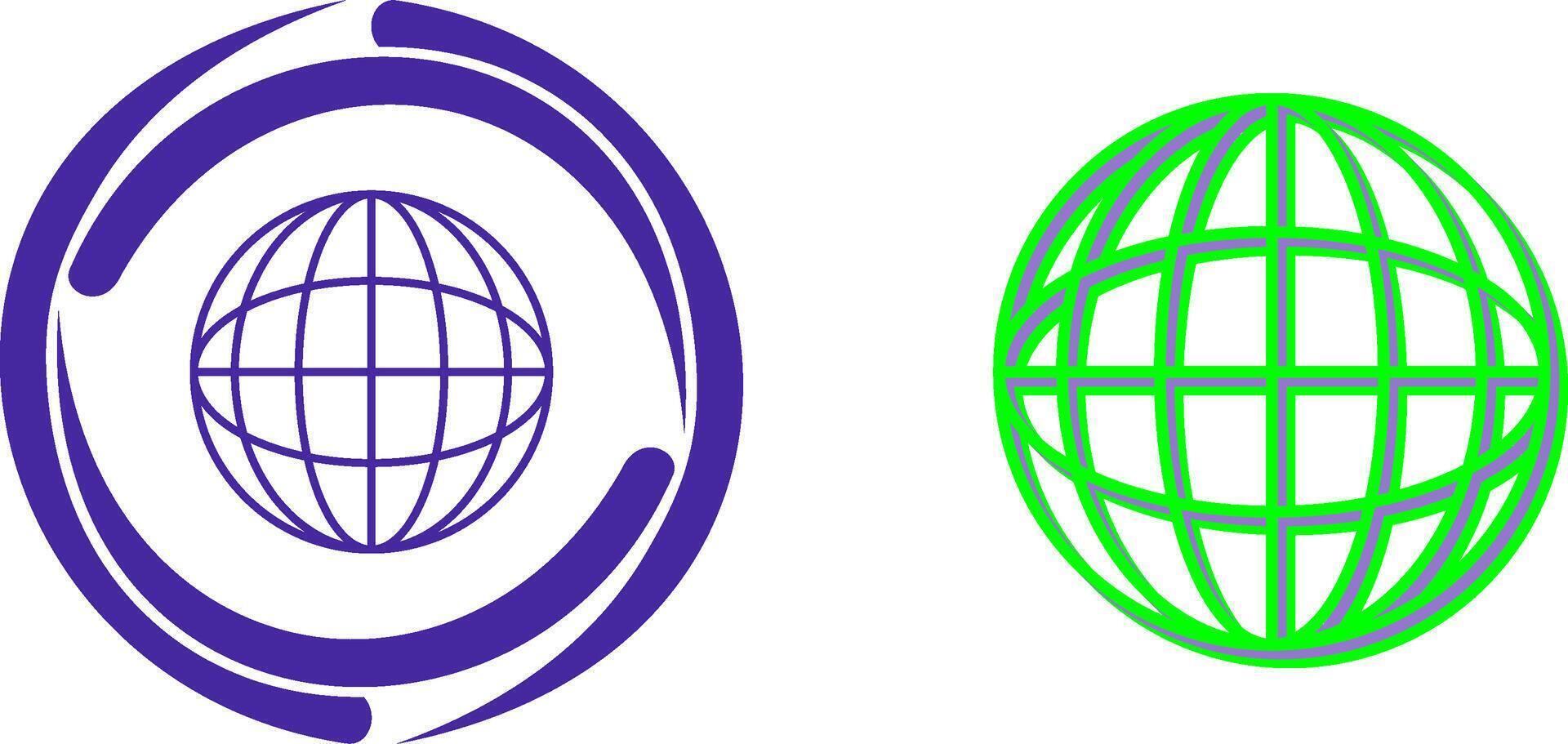 Globe Icon Design vector