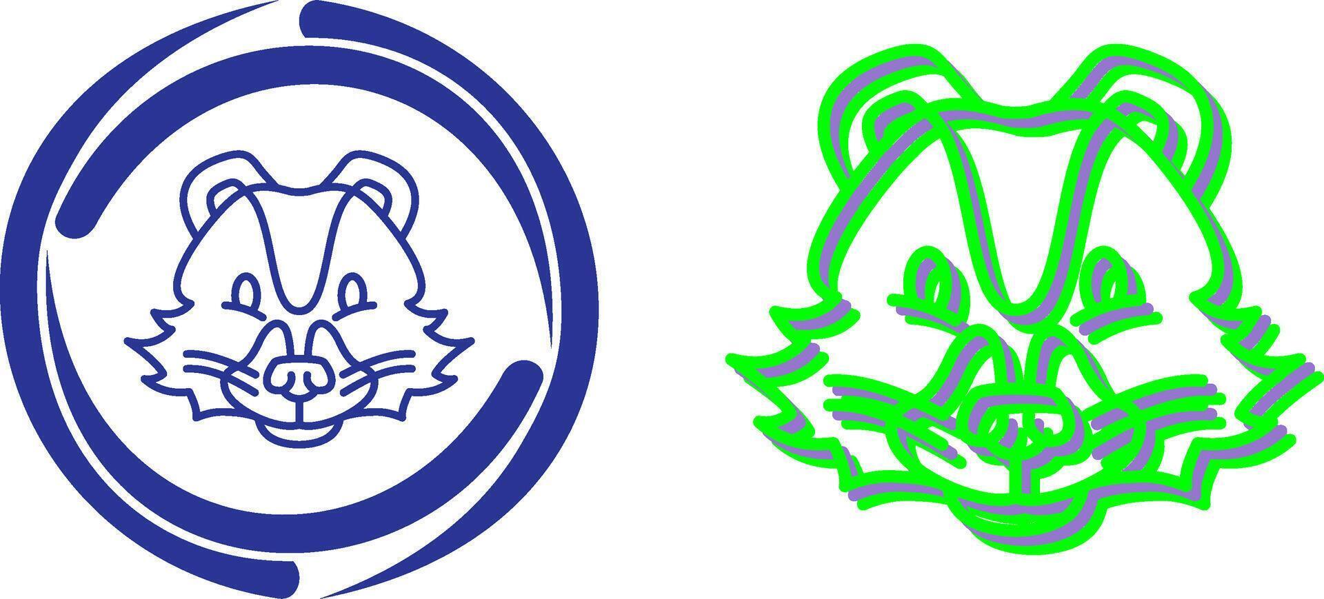 Skunk Icon Design vector