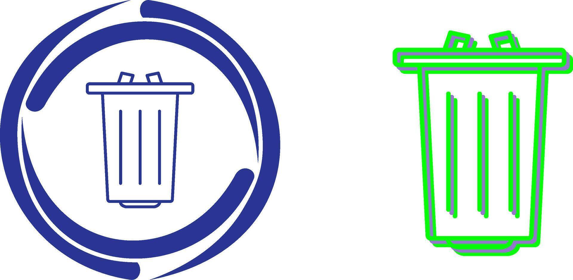 Garbage Icon Design vector