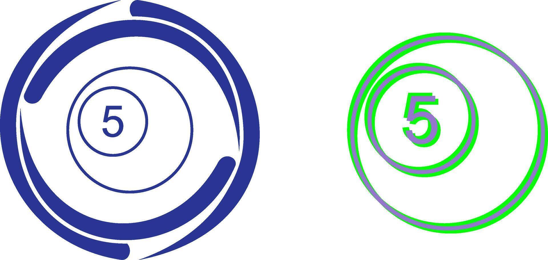 Pool Balls Icon Design vector