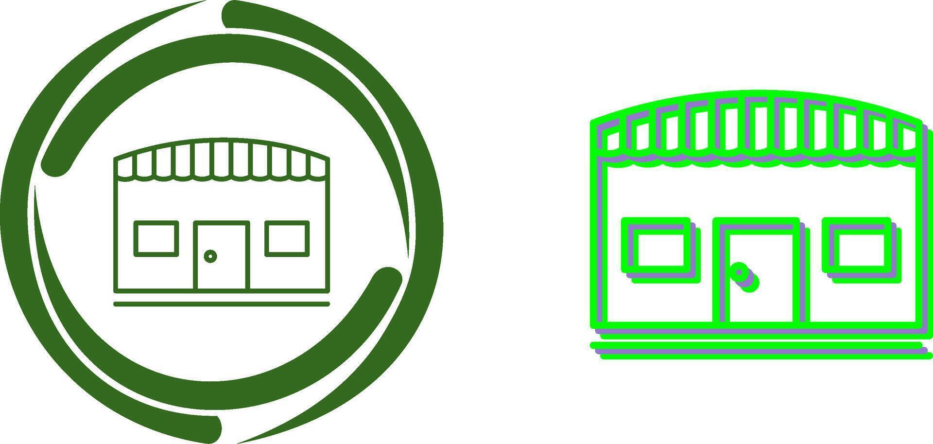 Unique Store Icon Design vector