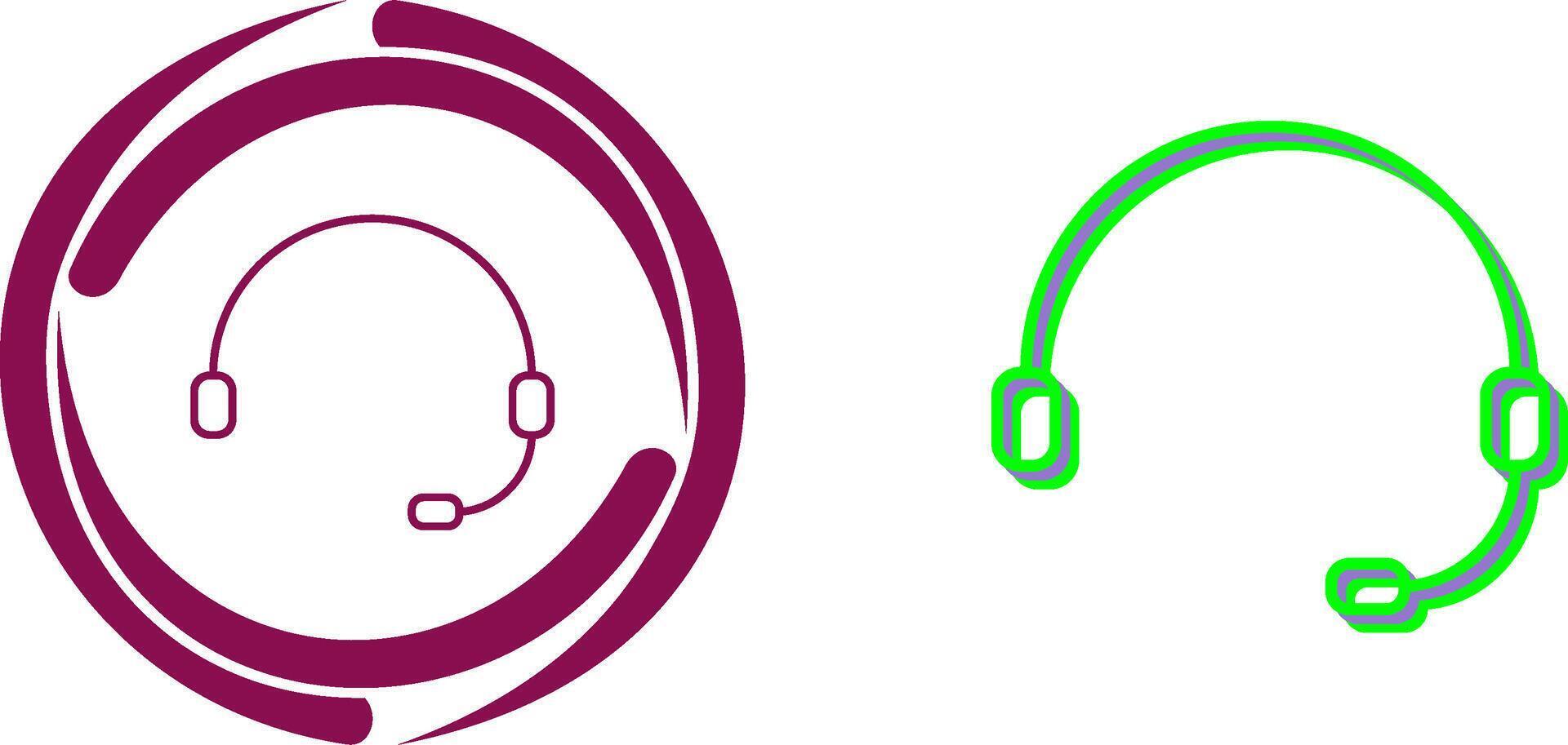 Unique Online Support Icon Design vector