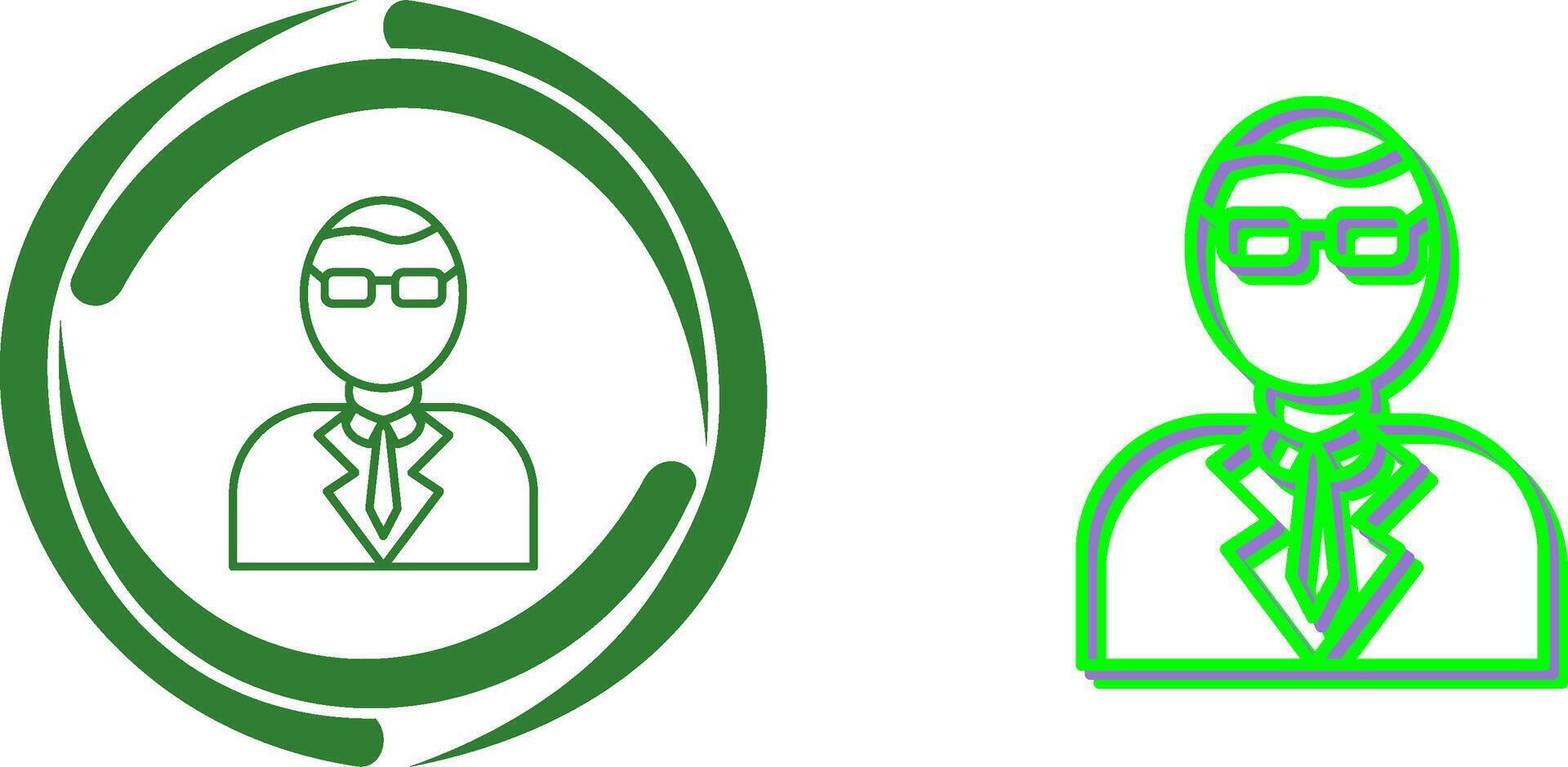 Casino Manager Icon Design vector