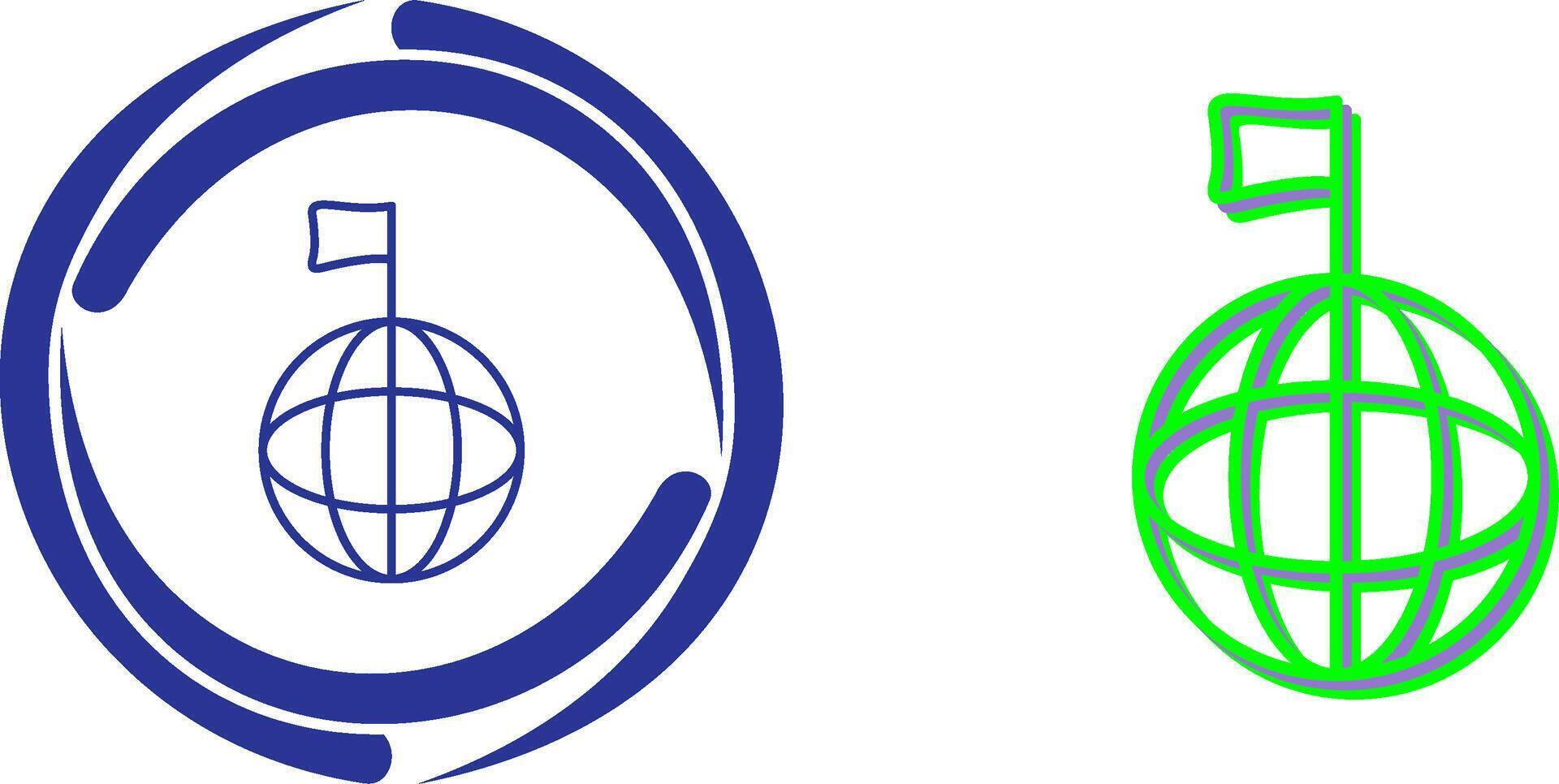 Unique Global Signals Icon Design vector