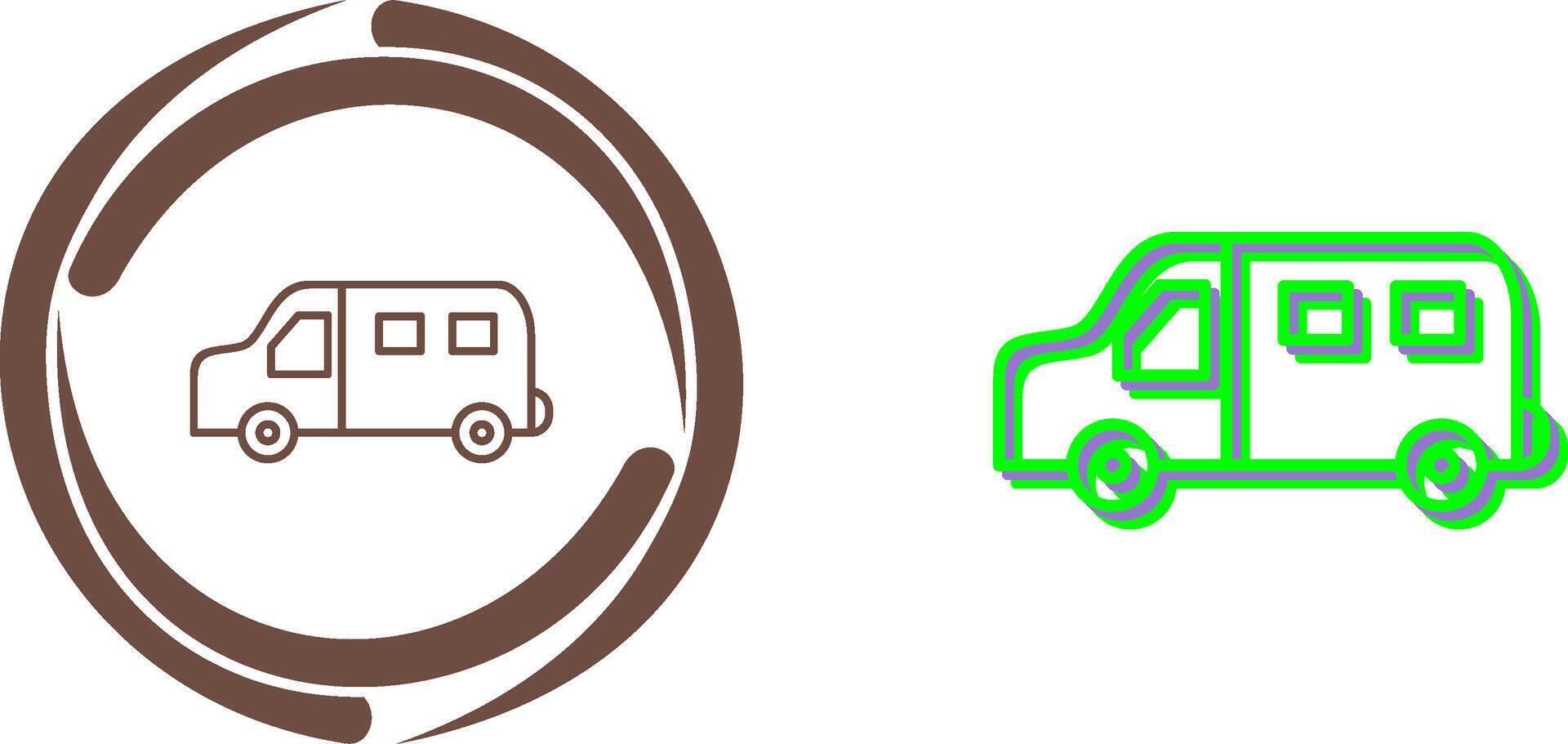 Van Icon Design vector