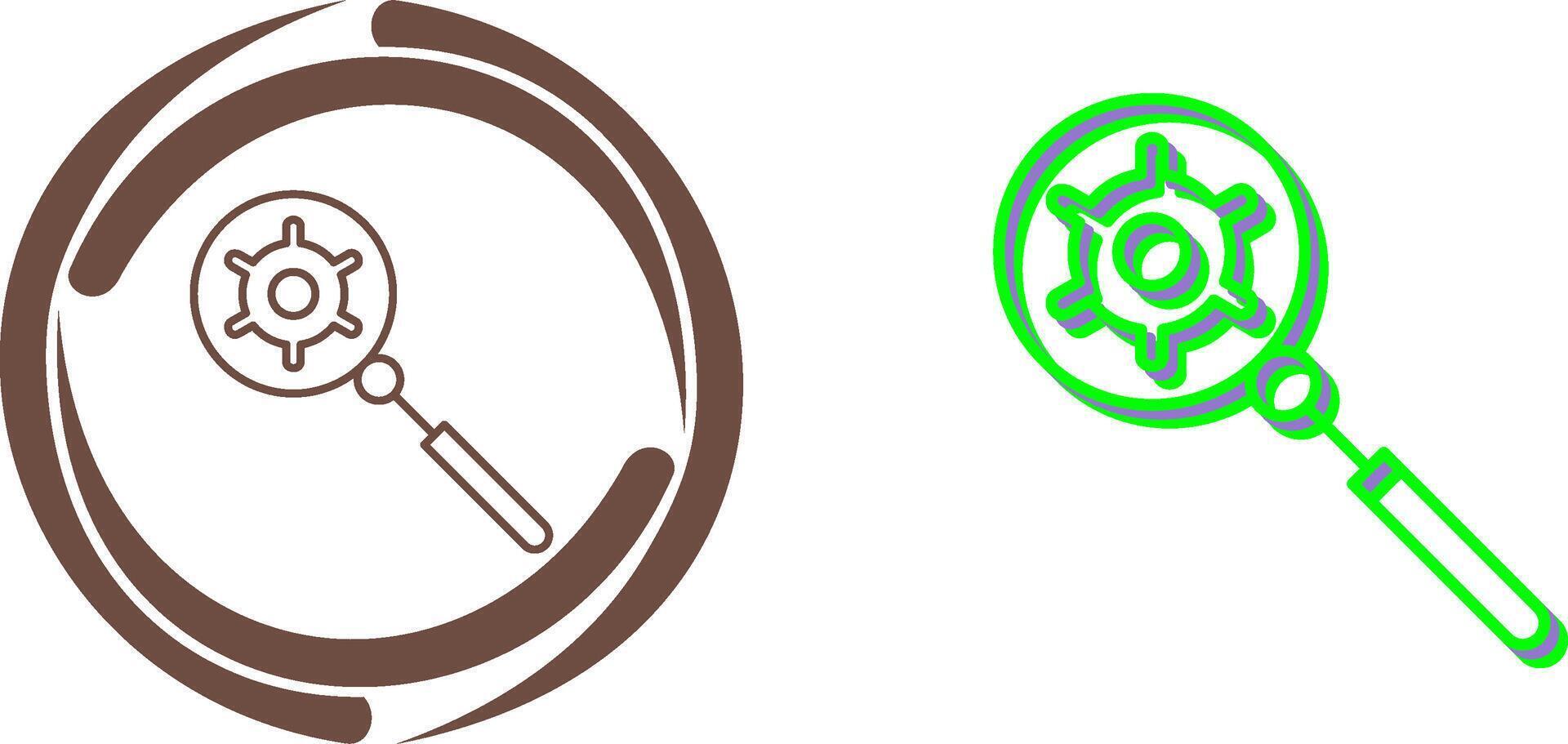 Unique Search Engine Optimizati Icon Design vector