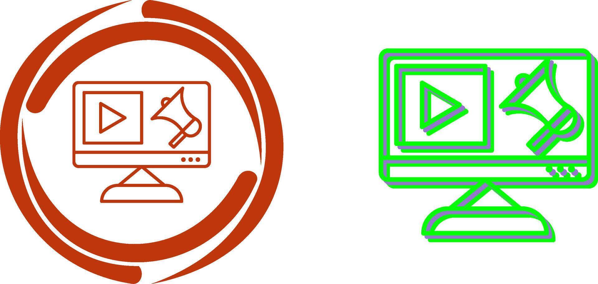 Unique Digital Marketing Icon Design vector