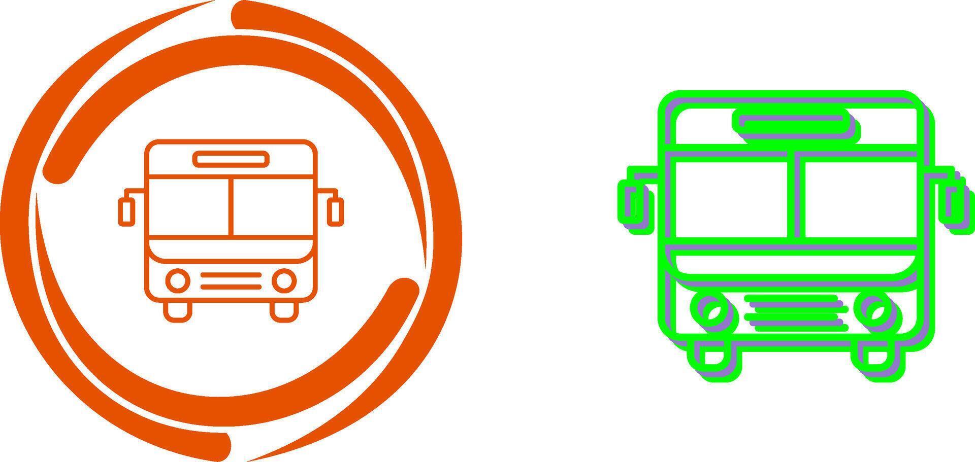 Bus Icon Design vector
