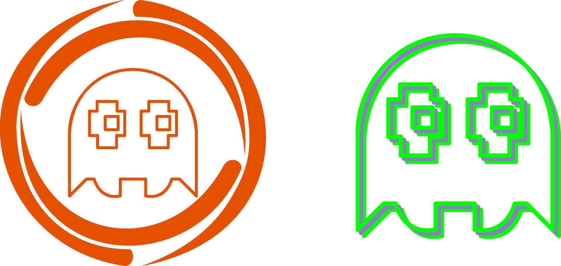 Unique Game Character Icon Design vector