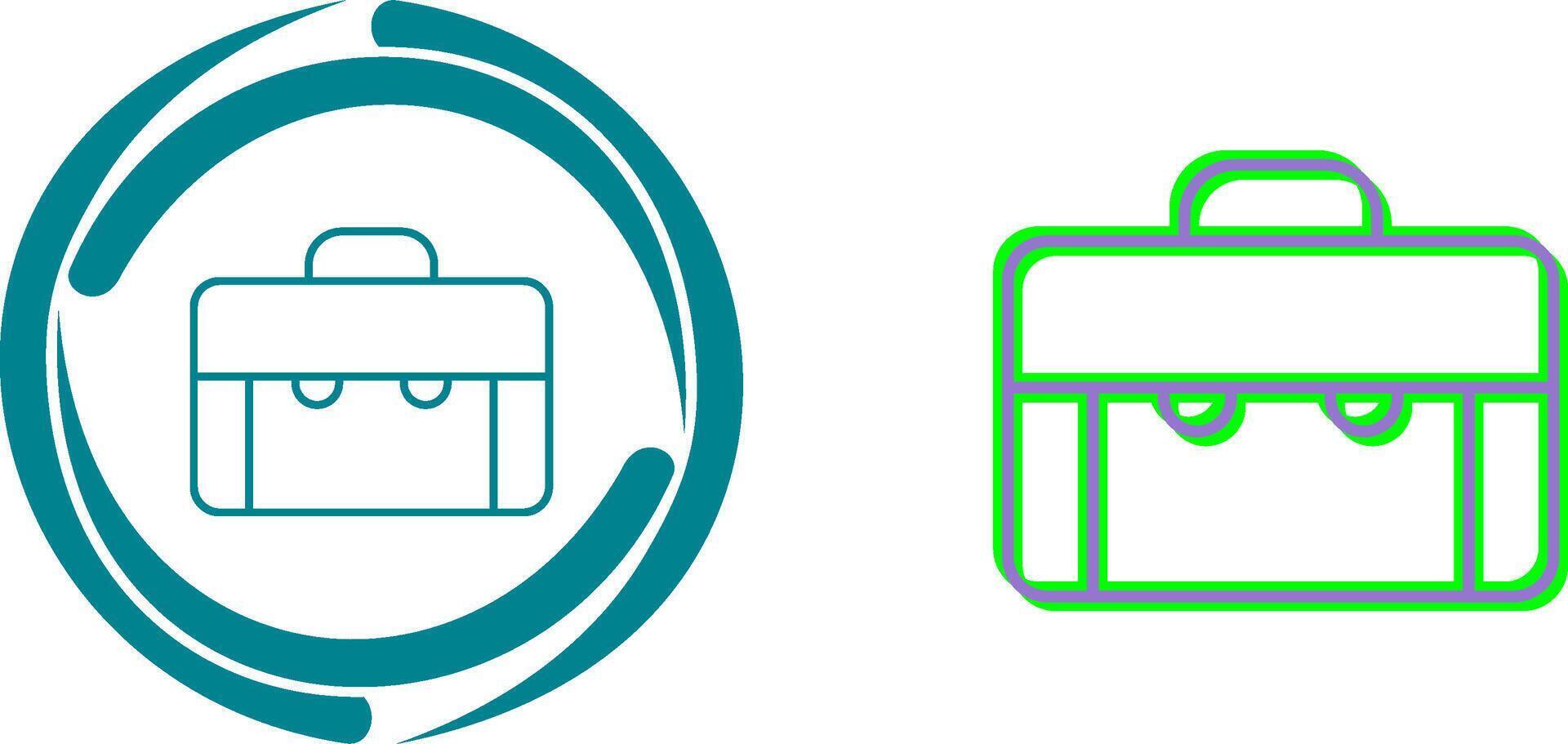 Suitcase Icon Design vector
