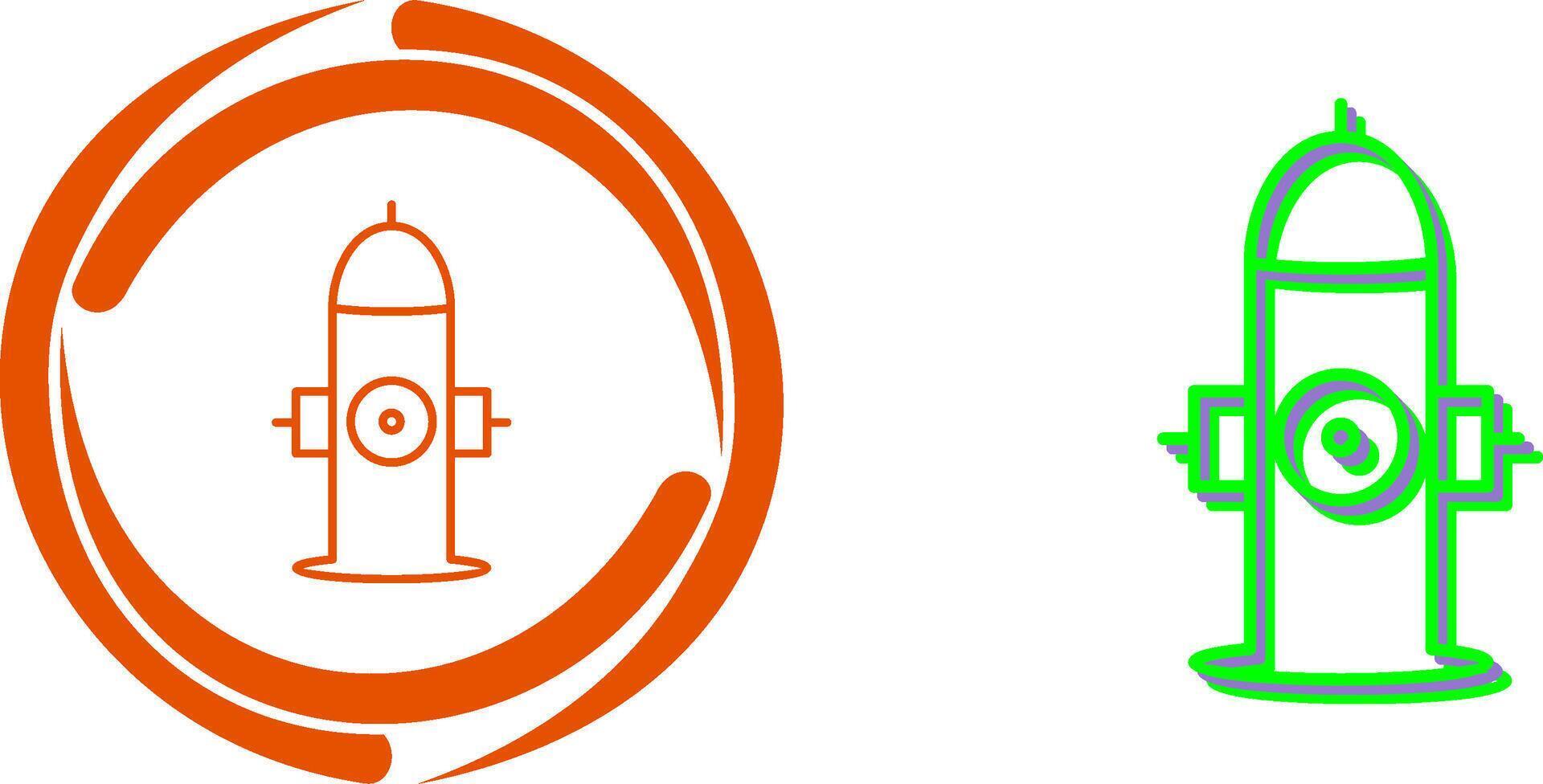 Unique Hydrant Icon Design vector