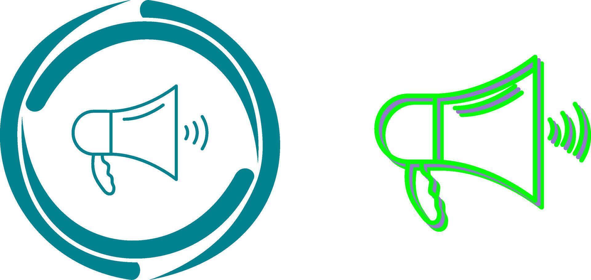 Unique Megaphone Icon Design vector