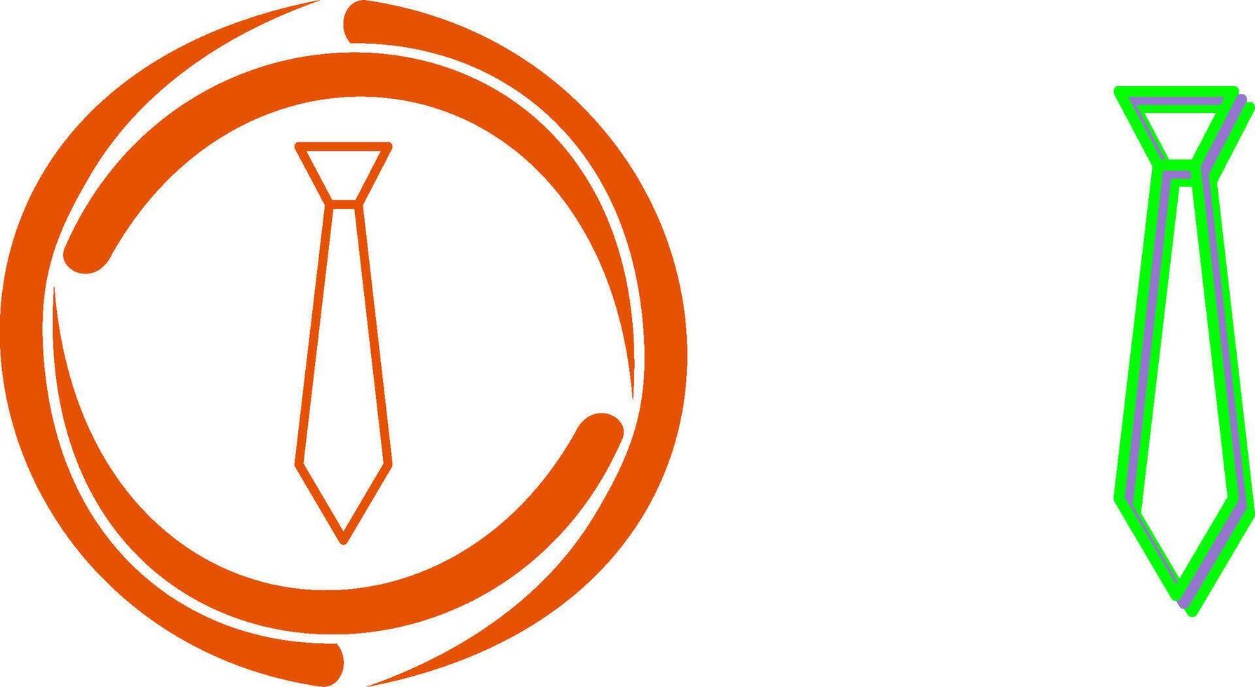 Tie Icon Design vector