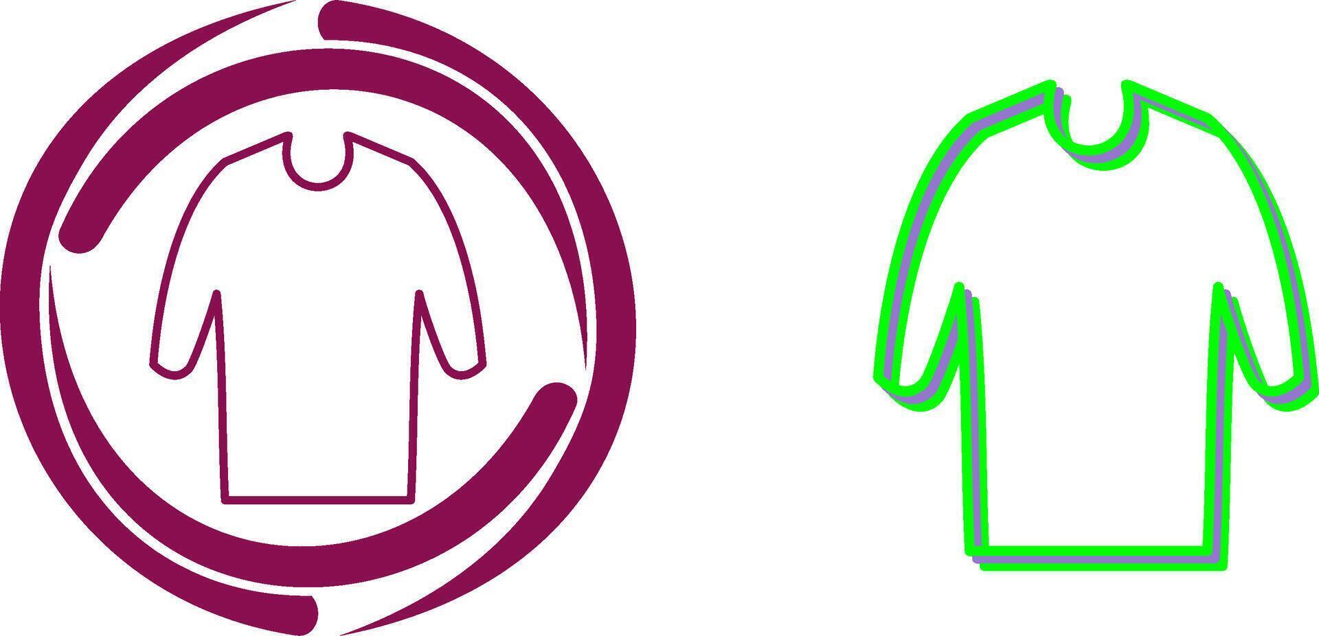 Casual Shirt Icon Design vector