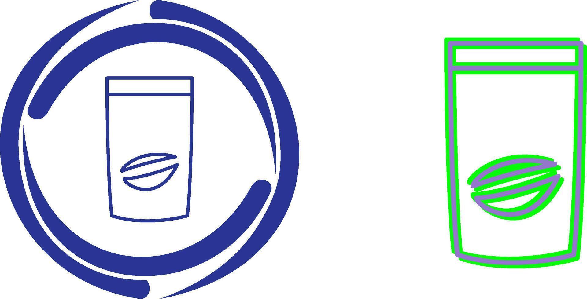 Coffee Bag Icon Design vector