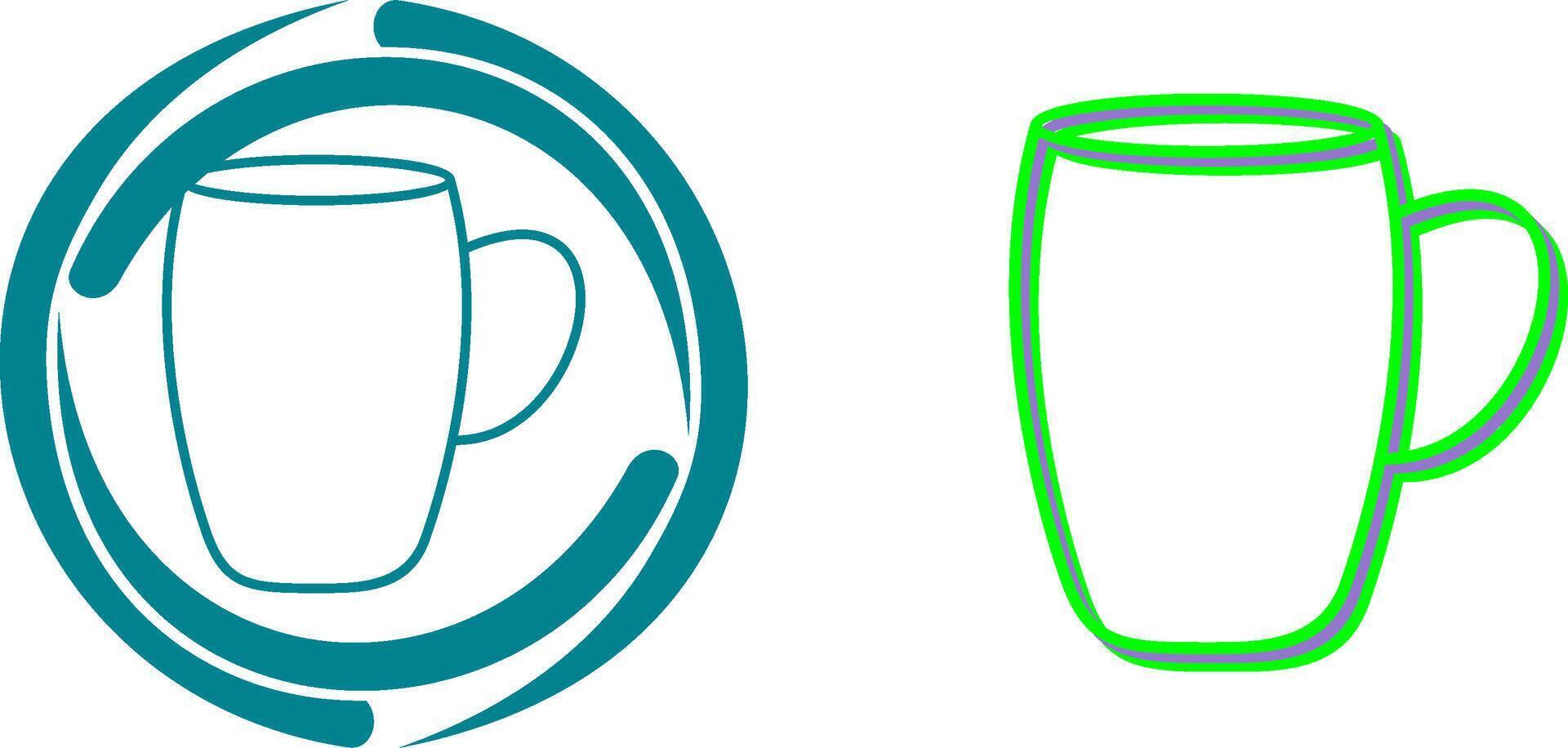 Mug Icon Design vector
