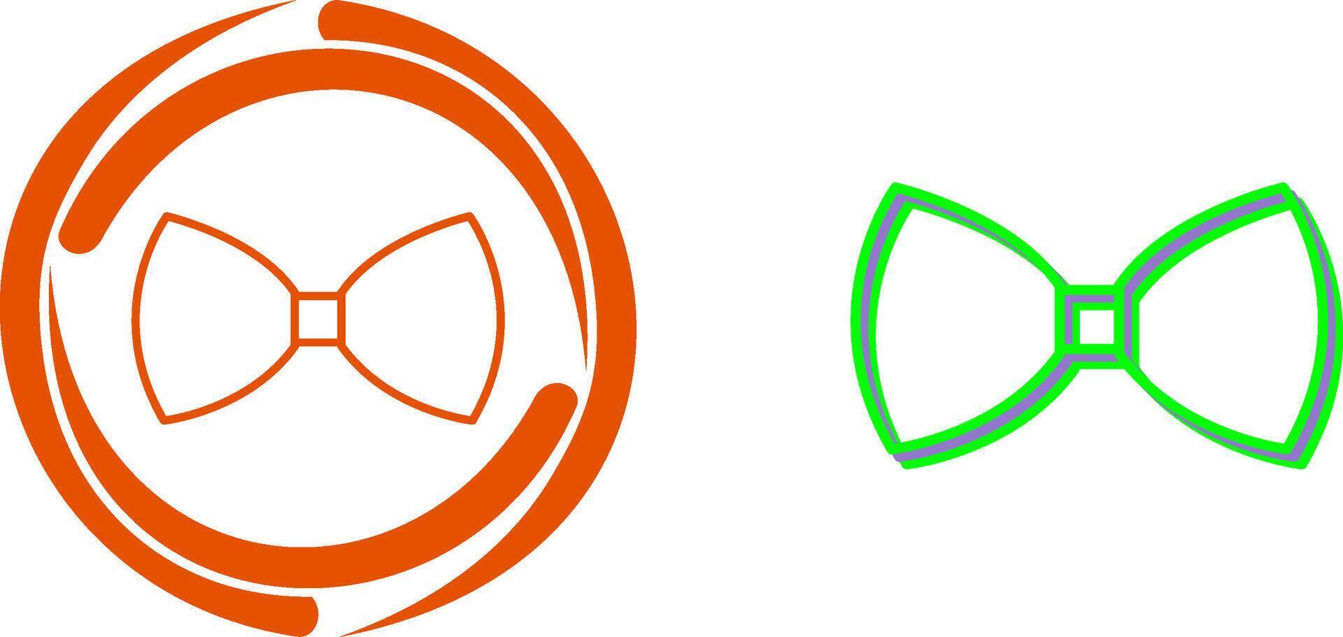 Bow Tie Icon Design vector