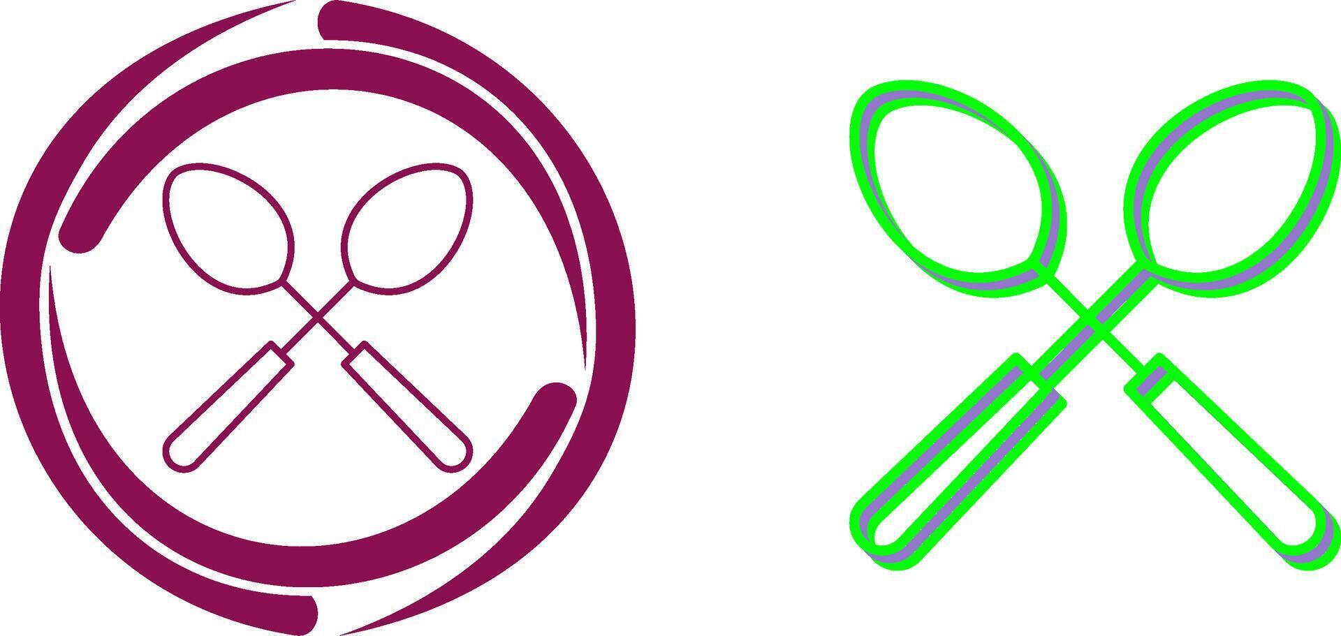 Spoons Icon Design vector