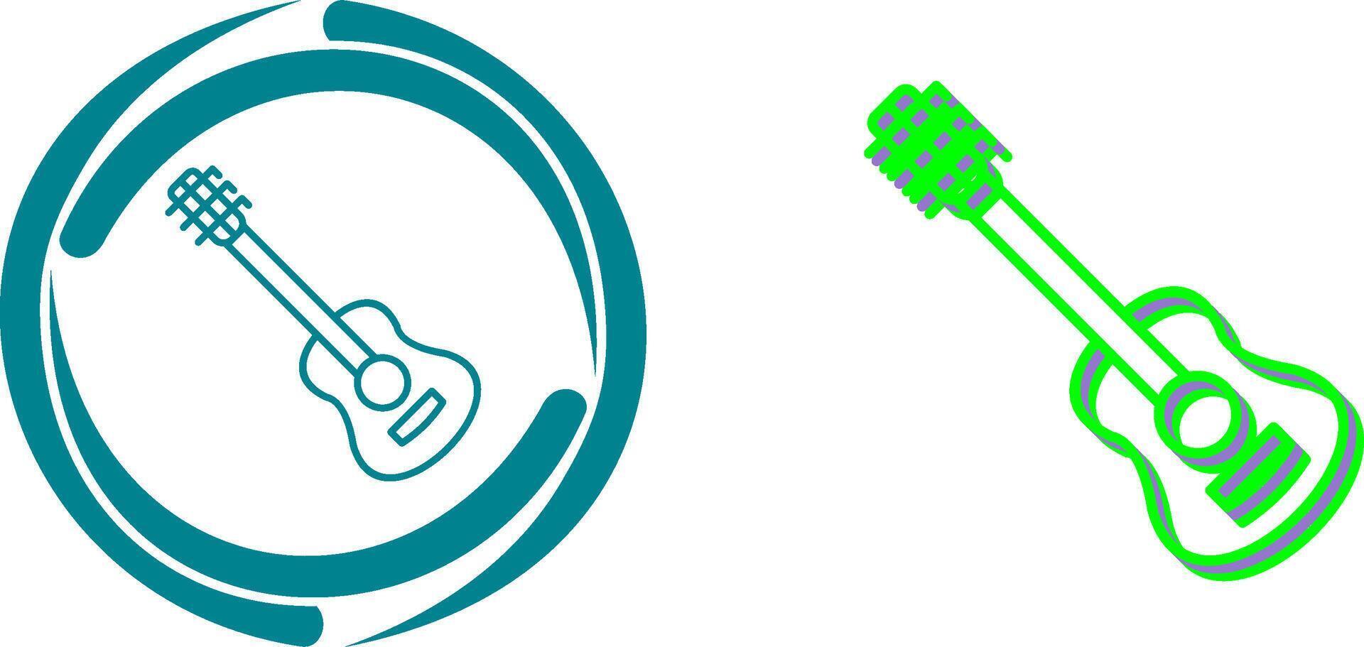 Guitar Icon Design vector
