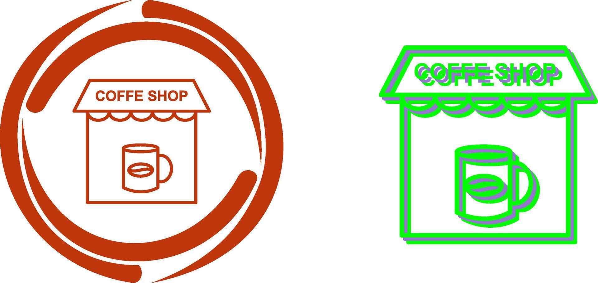 Coffee Shop Icon Design vector