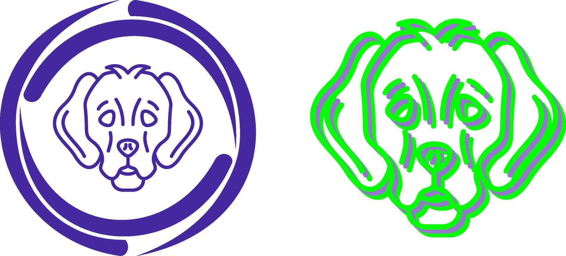 Dog Icon Design vector