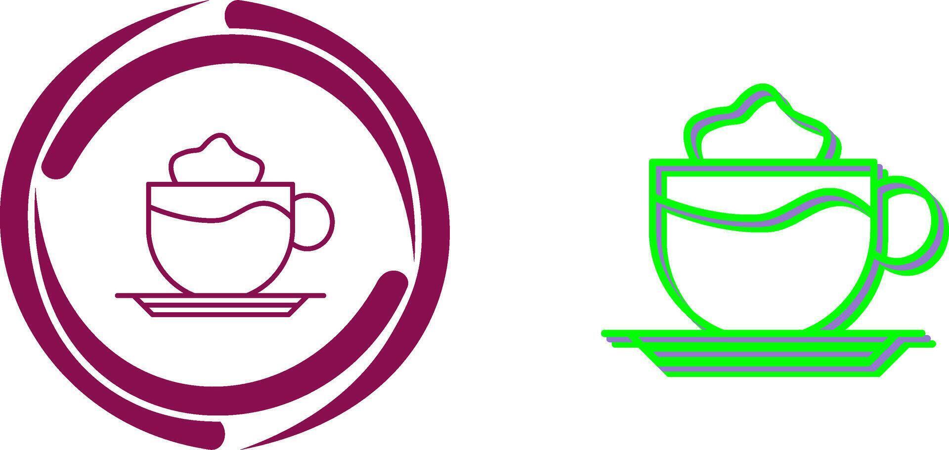 Latte Icon Design vector