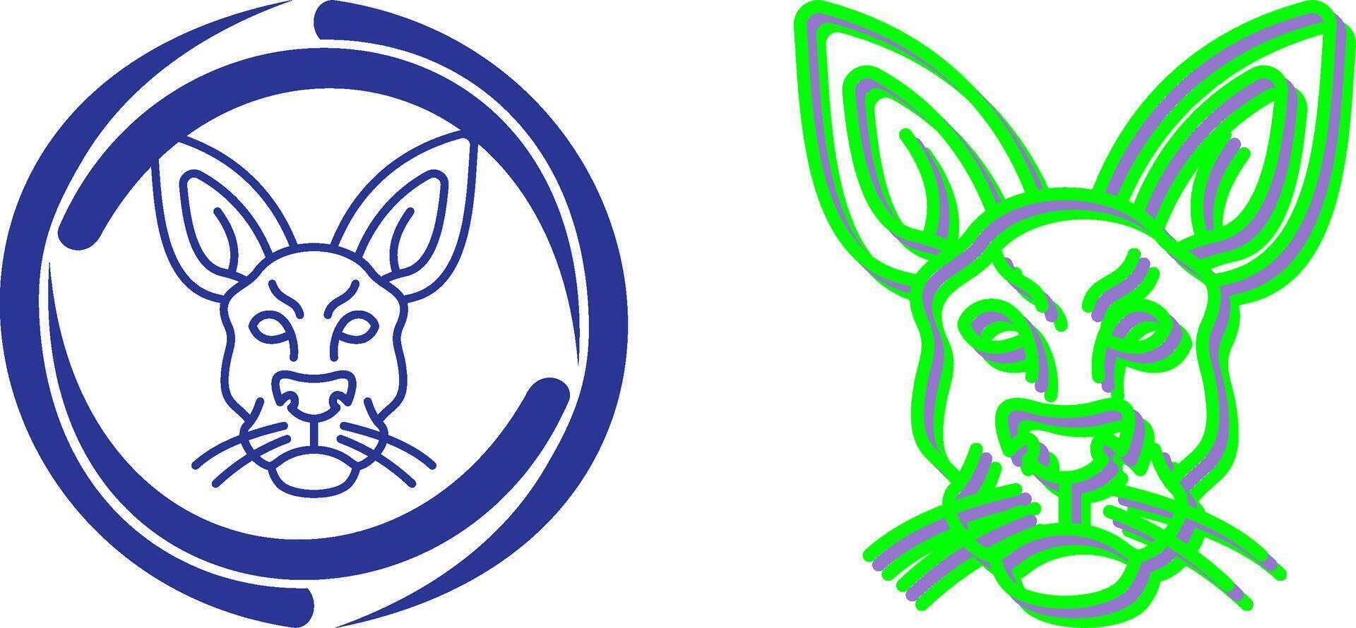 Kangaroo Icon Design vector