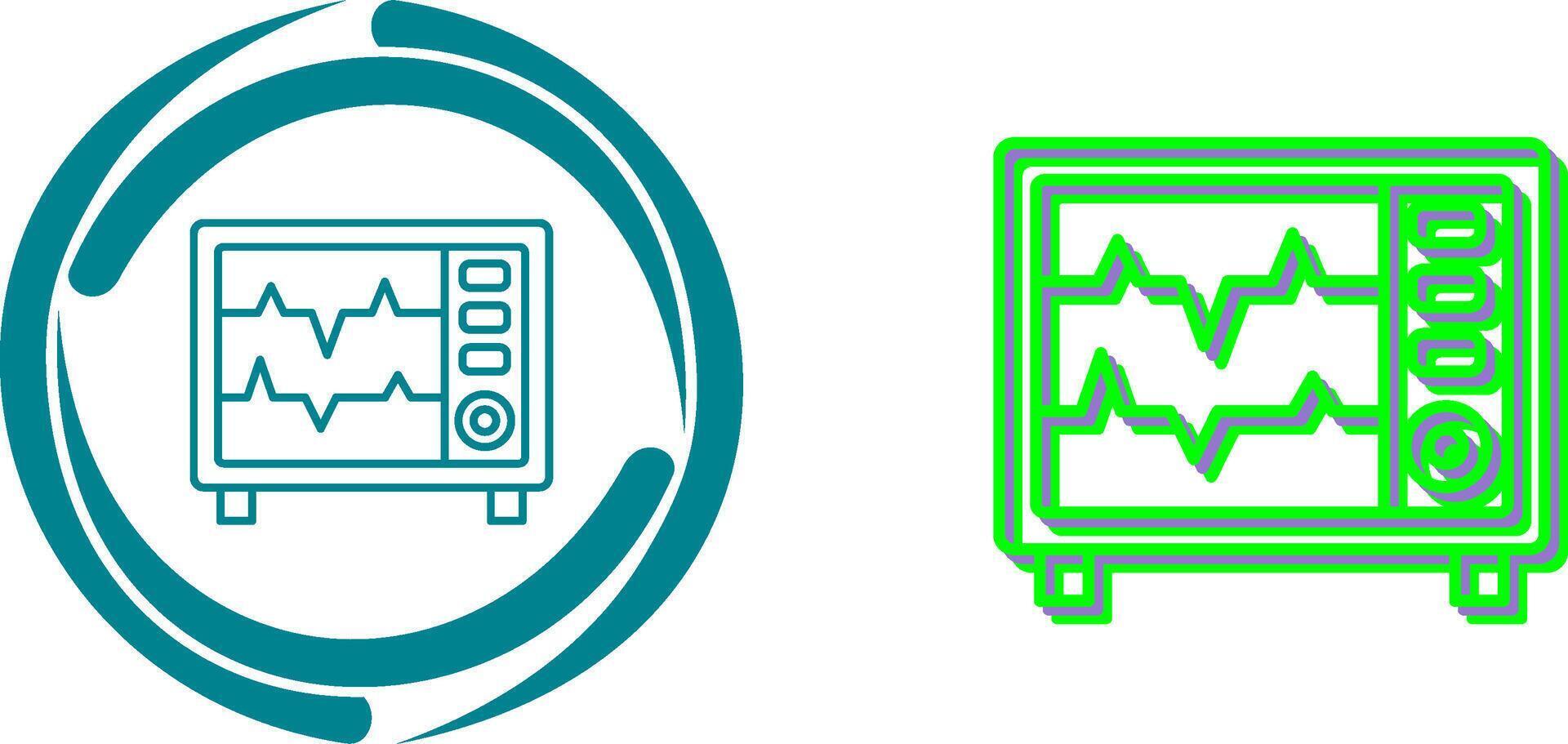 Heart Rate Monitor Icon Design vector