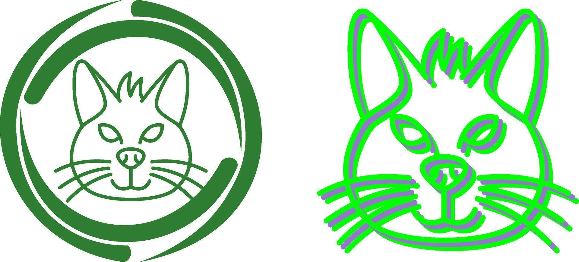 Cat Icon Design vector