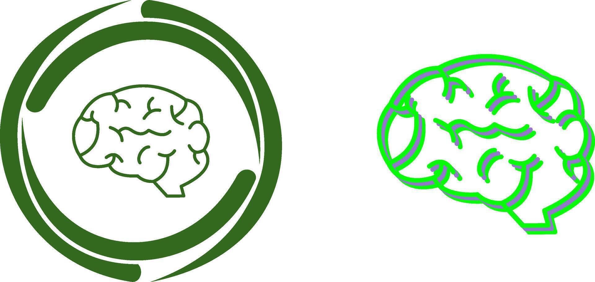 Brain Icon Design vector