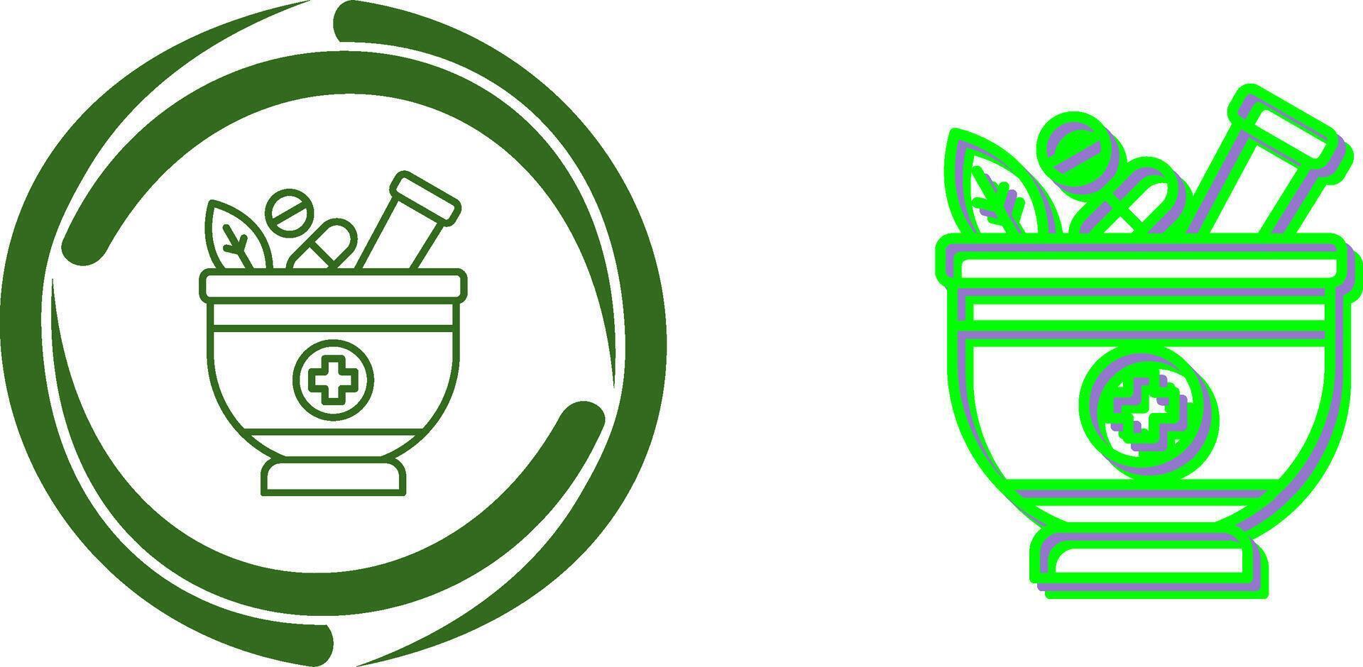 Herb Icon Design vector