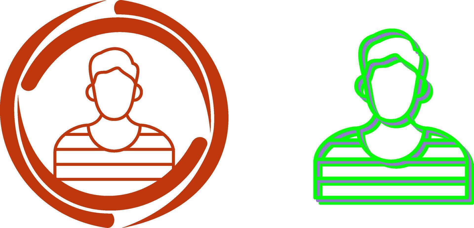 Prisioner Icon Design vector