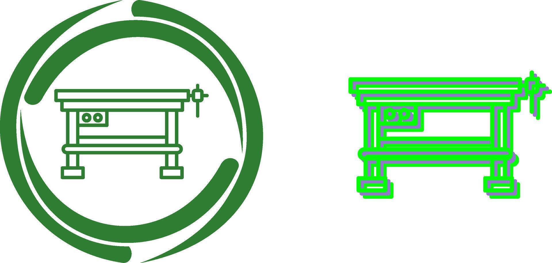Work Bench Icon Design vector