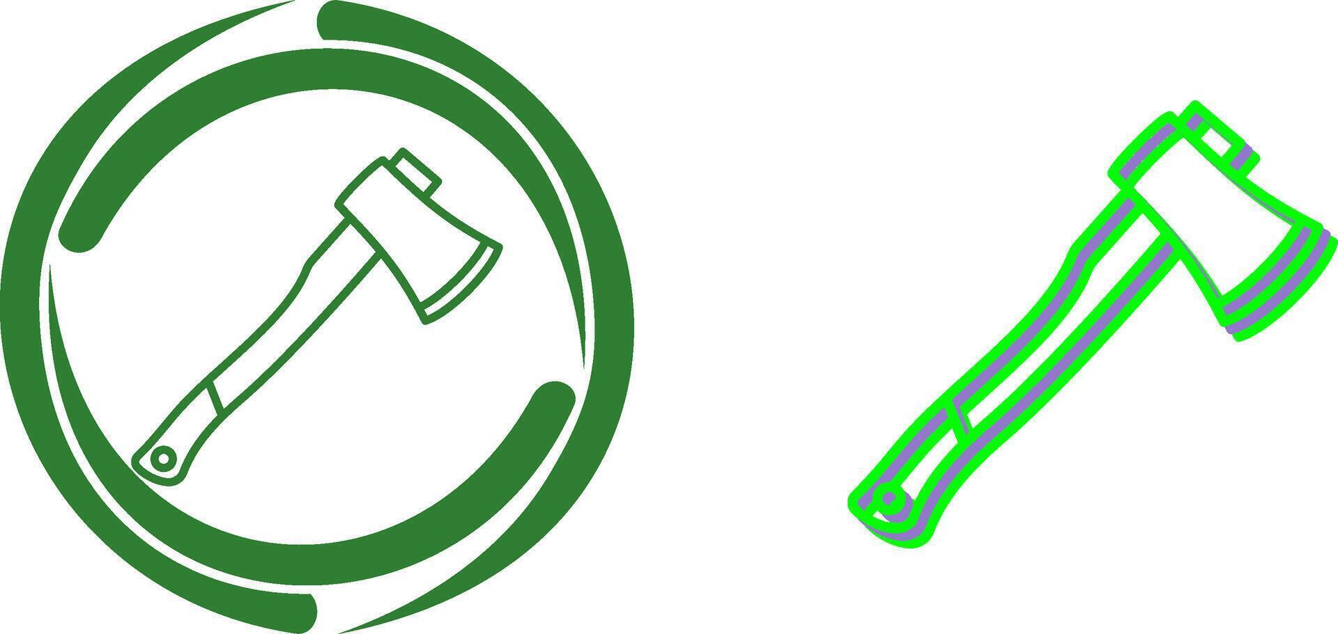 Axe Icon Design vector