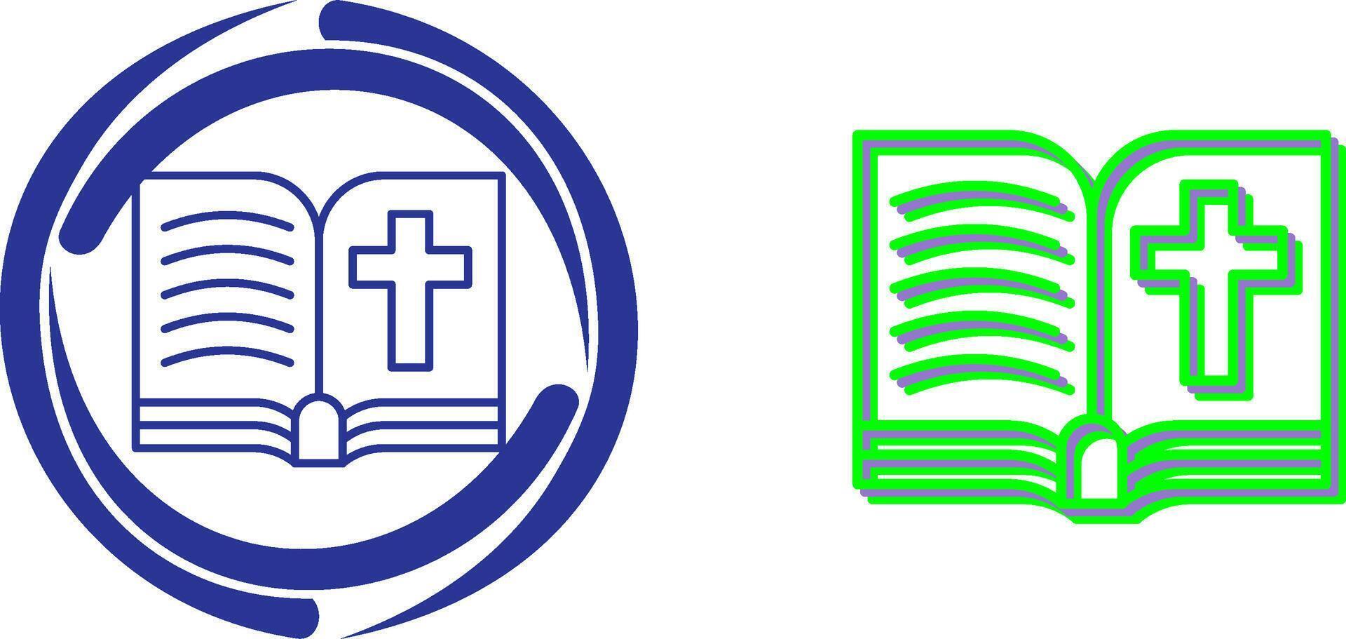 bible Icon Design vector